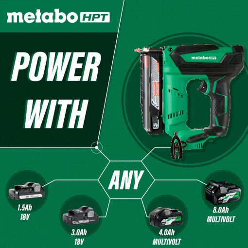Metabo HPT Cordless Pin Nailer Kit, 18V, 23 Gauge, 5/8" up to 1-3/8" Pin Nails, 3000 Nails Per Charge, Compact 3.0 Ah Lithium Ion Battery, Lifetime Tool Warranty (NP18DSAL) - Image 6