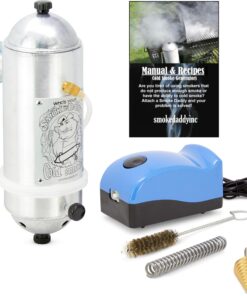 Smoke Daddy Big Kahuna Hot or Cold Smoke Generator | Works with Any Outside BBQ Grill | Electric Smoker Pellet Accessory | Add Your Favorite Blend of Wood Chunks or Chips to Customize Flavor Profile