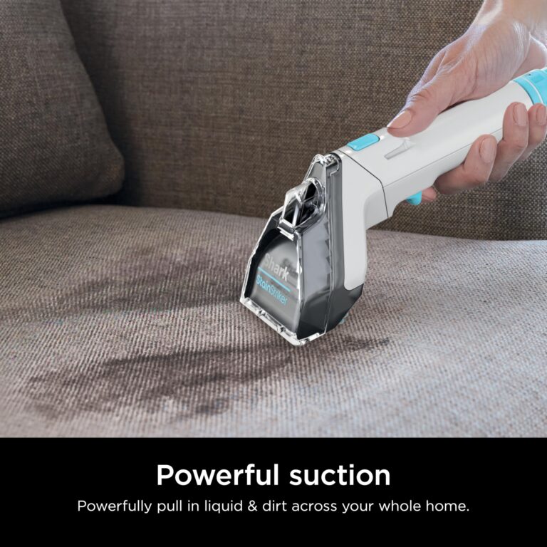 Shark PX201 StainStriker Portable Carpet & Upholstery Cleaner, Spot, Stain, & Odor Eliminator, 3 Attachments, Perfect for Pets, Carpet, Area Rugs, Couches, Upholstery, Cars & More, White - Image 7