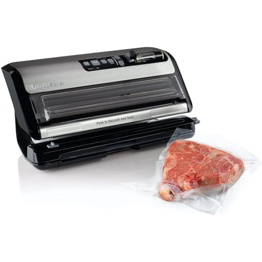 FoodSaver Vacuum Sealer Machine and Express Vacuum Seal Bag Maker with Sealer Bags and Roll and Hendheld Vacuum Sealer for Airtight Food Storage and Sous Vide, Black - Image 6