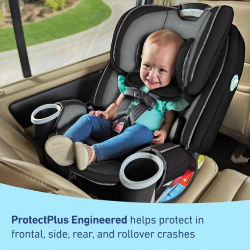 Graco 4Ever DLX 4-in-1 Car Seat, Grey, Infant to Toddler Car Seat, with 10 Years of Use, Rear-facing, Forward-facing and Booster Modes, Safe, Comfortable and Convenient - Image 7