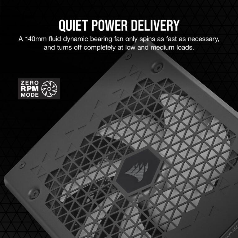 CORSAIR HX1200i Fully Modular Ultra-Low Noise ATX Power Supply - ATX 3.0 & PCIe 5.0 Compliant - Fluid Dynamic Bearing Fan - CORSAIR iCUE Software Compatible - 80 Plus Platinum Efficiency - Black - Image 5