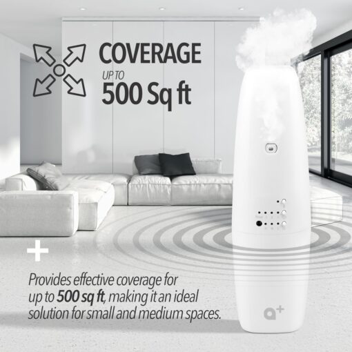 AROMAR Waterless Plug-in Aroma Diffuser – App-Controlled, Covers 1000 Sq.Ft – Featuring Miami, New York & Rome – Inspired by The Iconic Scents of Ritz Carlton, 1 Hotel & Santal – White - Image 5