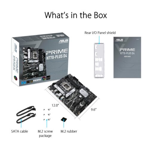 ASUS Prime H770-PLUS D4 (Socket 1700/H770/DDR4) - Image 2