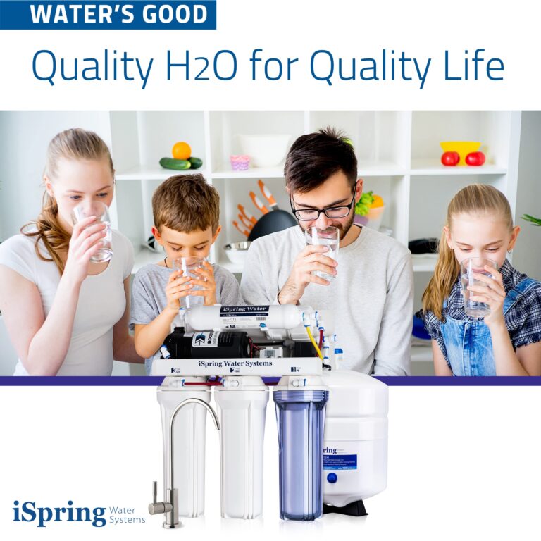iSpring RCC7P, 75 GPD Reverse Osmosis System with Pump, 5-Stage Boosted Performance Under Sink RO Water Filtration System with Patented Top-Mounted Faucet Design for Easy Installation - Image 8