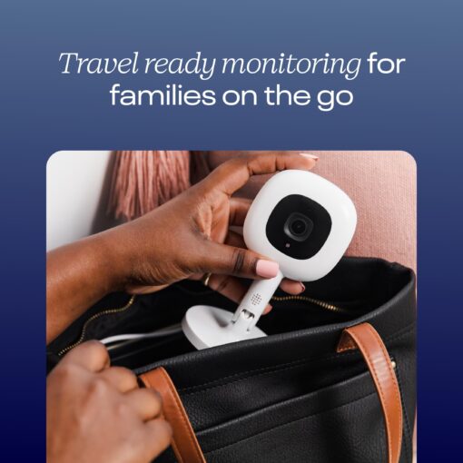 Nanit Pro Smart Baby Monitor & Flex Stand - 1080p Wi-Fi Video Camera, Sensor-Free Sleep & Breathing Motion Tracker, 2-Way Audio, Sound/Motion/Cry Notifications, Night Vision, and Breathing Band - Image 7