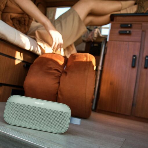 Bose SoundLink Flex Portable Bluetooth Speaker (2nd Gen), Portable Outdoor Speaker with Hi-Fi Audio, Up to 12 Hours Battery Life, Waterproof and Dustproof, Alpine Sage - Image 3