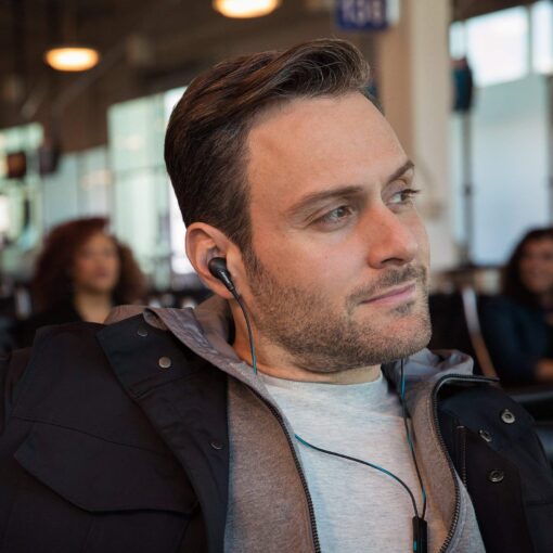 Bose QuietComfort 20 Acoustic Noise Cancelling Headphones, Compatible with Apple Devices, Black (Renewed) - Image 4