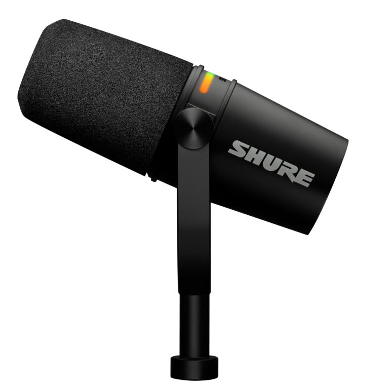 Shure MV7+ Podcast Dynamic Microphone. OBS Certified, Enhanced Audio, LED Touch Panel, USB-C & XLR Outputs, Auto Level Mode, Digital Pop Filter, Reverb Effects, Podcasting, Streaming, Recording -Black - Image 3