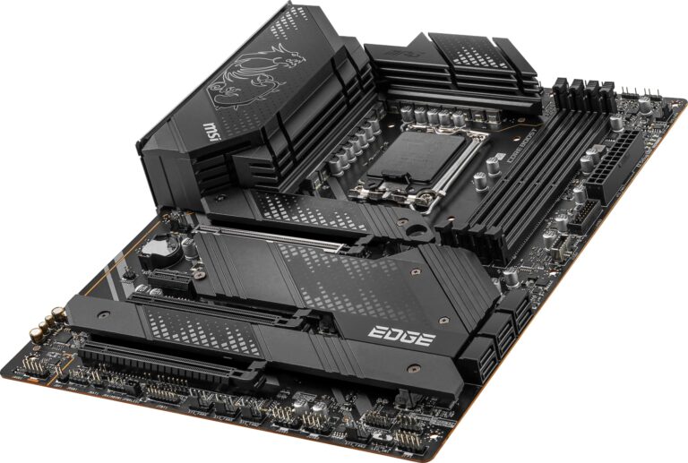 MSI MPG Z690 Edge WiFi DDR4 Gaming PC Motherboard (ATX, 12th Gen Intel Core, LGA 1700 Socket, DDR4, PCIe 4, CFX, M.2 Slots, Wi-Fi 6E) Intel Computer Motherboards (Renewed) - Image 4