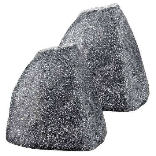 OSD 8" Grey Outdoor Rock Speaker 200W Weather Resistant Passive Stereo Pair RX805 - Image 6