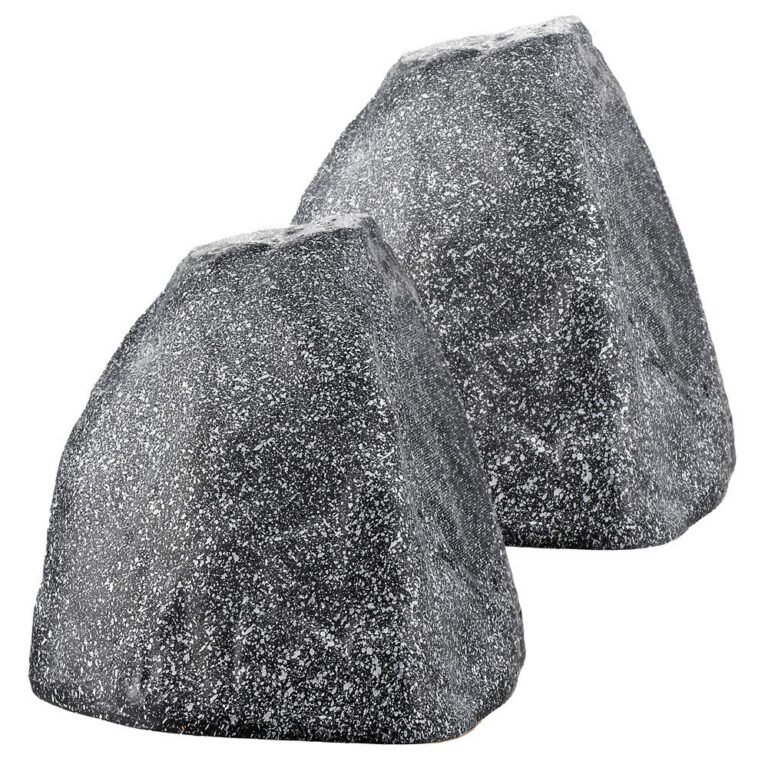 OSD 8" Grey Outdoor Rock Speaker 200W Weather Resistant Passive Stereo Pair RX805 - Image 6