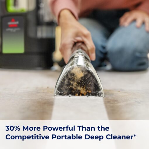 BISSELL® Little Green® Max Pet Portable Carpet and Upholstery Deep Cleaner, Car/Auto Detailer, with Self-Cleaning Tough Stain Tool and Pet Hair Removal Tool (3860) - Image 7