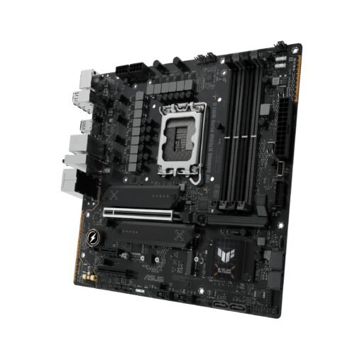 TUF Gaming B760M-PLUS WiFi II Intel B760 LGA 1700 mATX Motherboard (PCIe 5.0,4.0 M.2 Slots,DDR5,WiFi6E,Q-Antenna,2.5Gb Ethernet,DisplayPort,HDMI, SATA 6Gbps,USB 20Gbps) Support, Aura Sync - Image 7
