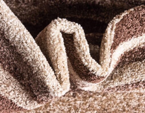 Unique Loom Autumn Collection Area Rug - Wheat (9' x 12' 2" Rectangle, Brown/ Beige) - Image 4