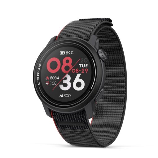 COROS PACE 3 GPS Sport Watch –Lightweight, Comfortable Running Watch, 17-Day Battery Life, Accurate GPS, Heart Rate Monitor, Navigation, Sleep Tracking, Training Plan, Run, Bike, and Ski- Black Nylon
