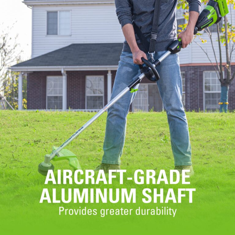 Greenworks 40V 16" Brushless Cordless String Trimmer (Attachment Capable - Gen 2), 4.0Ah Battery and Charger Included - Image 3