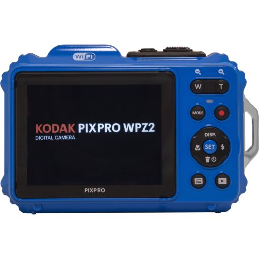 Kodak PIXPRO WPZ2 Rugged Waterproof Shockproof Digital Camera 16MP 4X Optical Zoom 1080P Full HD Video, 2.7 LCD (Blue), 32GB SD Card, Black Compact Camera Case, Floating Strap, Bundle (7 Items) - Image 5