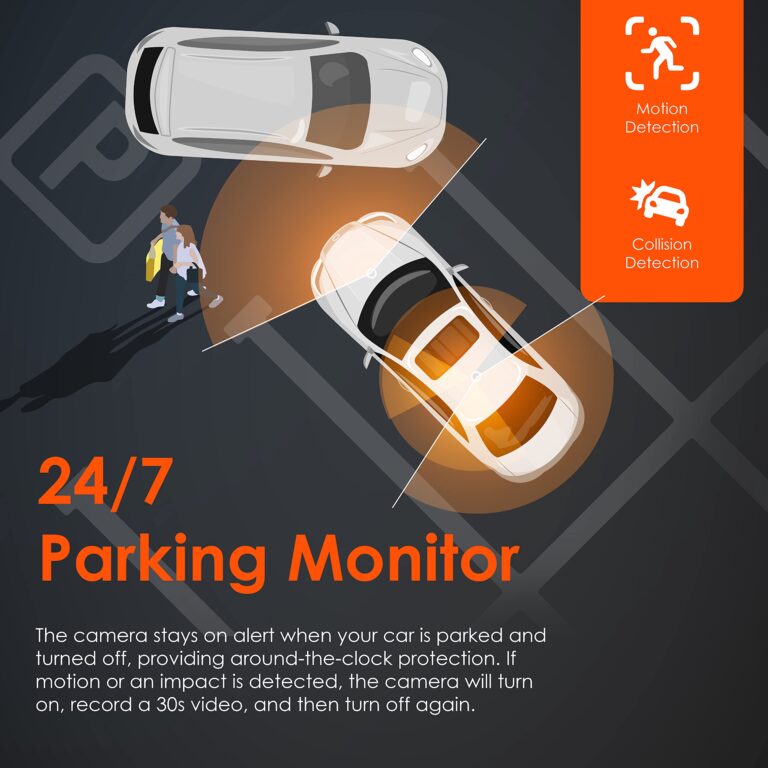 RexingUSA R4-4 Channel Dash Cam W/All Around 1080p Resolution, Wi-Fi, GPS, IR Night Vision, Parking Mode, Collision Detection, Type-C Port - Image 3