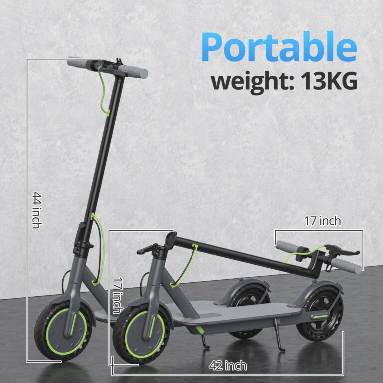 Electric Scooter - 8.5" Solid Tires, 350W Motor, Up to 19 MPH and 12 Miles Long-Range Commuting Foldable Scooter for Adults with Dual Braking System and Smart App - Image 3