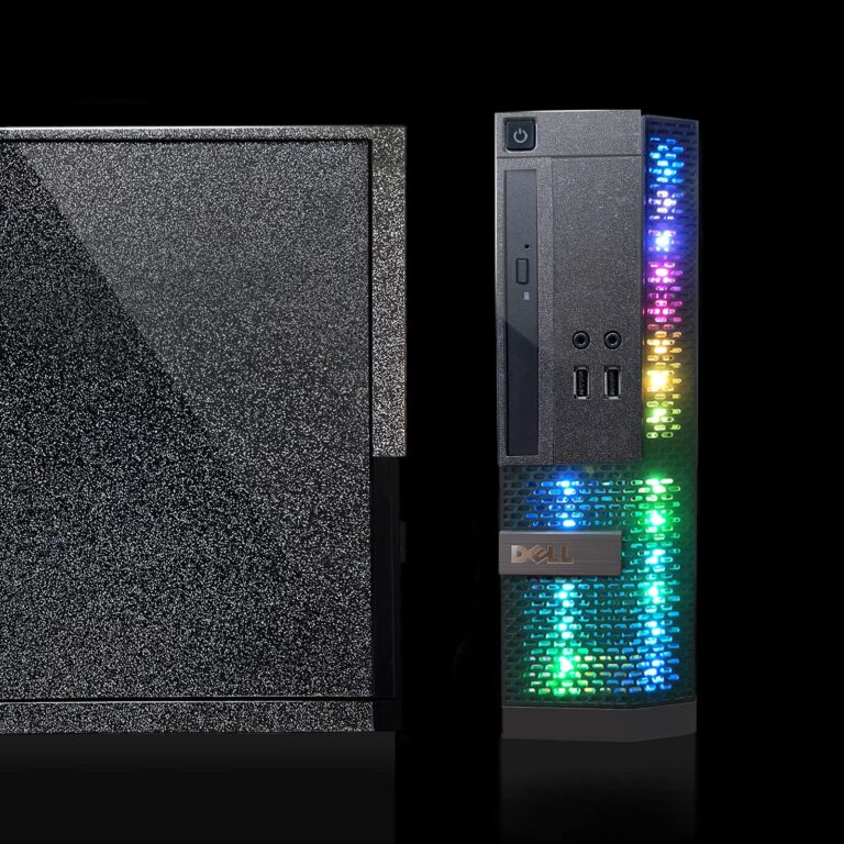 Customized PC Black Treasure Box RGB Dell Desktop Quad Core I5 up to 3.6G, 16G, 512G SSD, WiFi, Bluetooth 4, RGB Gaming Keyboard & Mouse, DVD, New 24" 1080 FHD LED, RGB Sound Bar, Win 10 Pro(Renewed) - Image 7