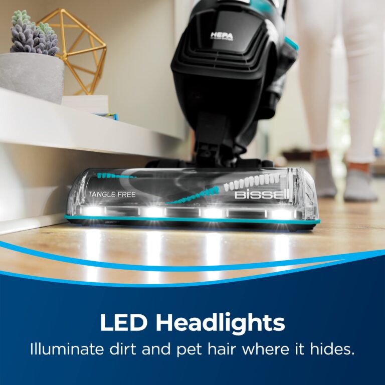 Bissell MultiClean Allergen Rewind Pet Vacuum with HEPA Filter Sealed System, Automatic Cord Rewind, Tangle-Free Brush Roll, & LED Headlights, 3402 - Image 3