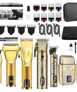 Professional Hair Clippers for Men Nose Hair Trimmer for Men Maquina para Cortar Pelo De Hombre Electric Razor Shaver Set with Bag