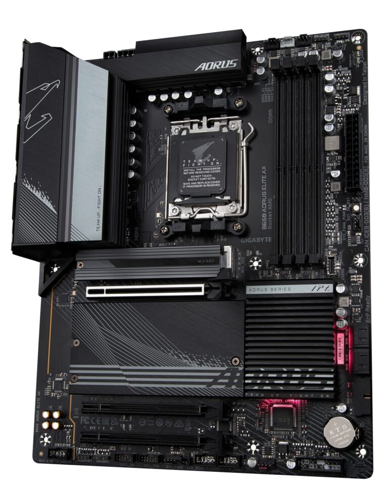 GIGABYTE B650 AORUS Elite AX AMD B650 ATX Motherboard with DDR5, PCIe 5.0, WiFi 6E, 5-Year Warranty - Image 3