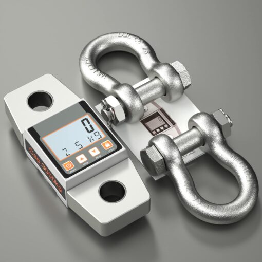 Mefape 3000kg/6600lbs Professional Digital Hanging Scale, Heavy Duty Industrial Crane Scale, Smart High Accuracy Electronic Scale with Shackle + LCD Display - Image 9