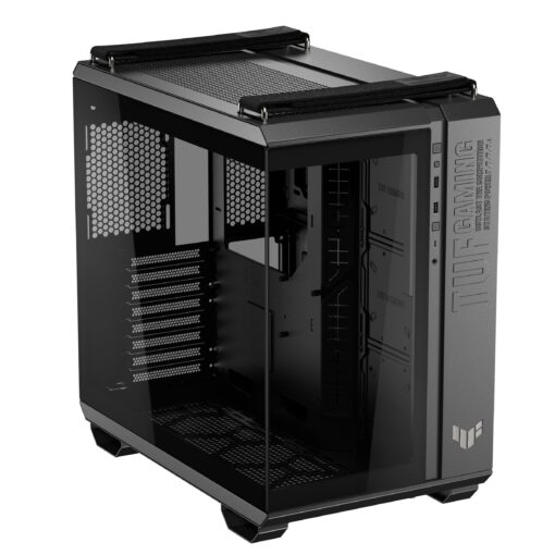 ASUS TUF Gaming GT502 Horizon ATX Mid-Tower Gaming Case (Boundless Panoramic Design, Dual-Chamber, Independent CPU and GPU Cooling Zones, Tool-Free Side Panels, USB 10 Gbps Type-C® Front Panel) - Image 9