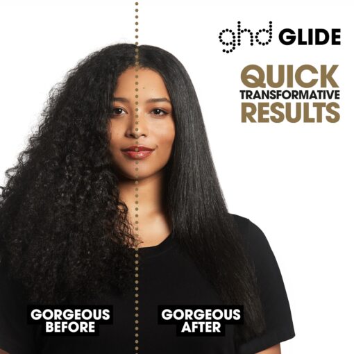 ghd Glide Hot Air Brush | Limited Edition in Fondant Pink | Professional Smoothing Blow Dryer Brush, Ceramic Hair Straightener, and Styler - Image 5