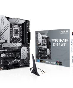 Asus Prime PRIME Z790-P WIFI Gaming Desktop Motherboard - Intel Z790 Chipset - Socket LGA-1700 - ATX - Core, Pentium Gold, Celeron Processor Supported - 128 GB DDR5 SDRAM Maximum RAM - DDR5-7200/PC5-5