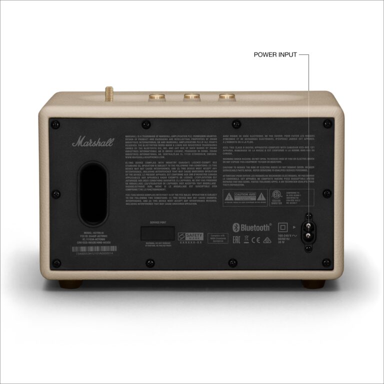 Marshall Acton III Bluetooth Speaker - Cream - Image 7