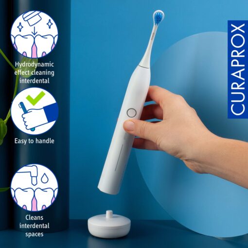 Curaprox Hydrosonic Pro Electric Toothbrush with Charger and Travel Case - Image 6