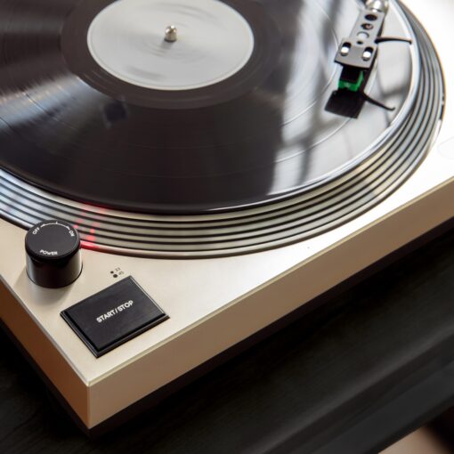 Crosley C100BT-CP Belt-Drive Bluetooth Turntable Record Player with Adjustable Counterweight, Champagne - Image 13