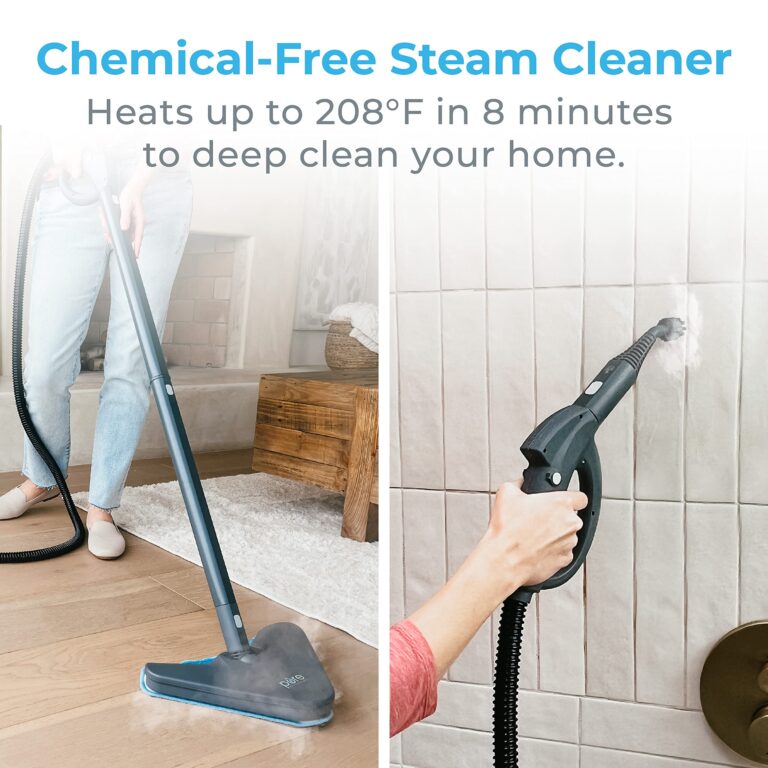 Pure Enrichment PureClean Steam Cleaner with 17 Accessories, Multi-Purpose Household Rolling Steamer for Chemical-Free Deep Cleaning of Floors, Upholstery, Windows, Grout, Grills, Cars, and More - Image 8