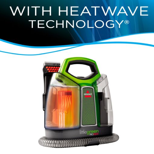 Bissell Little Green Original ProHeat Machine - Portable Carpet & Upholstery Steam Cleaner - Image 4