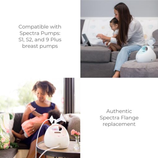 Spectra Baby S2 Plus Premier Electric Breast Pump with Grey Tote Premium Accessory Kit - 28 mm - Image 3
