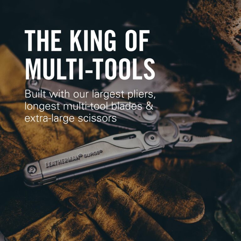 LEATHERMAN, Surge, 21-in-1 Heavy-Duty Multi-tool for Work, Home, Garden, DIY & Auto, Black with MOLLE Sheath - Image 8
