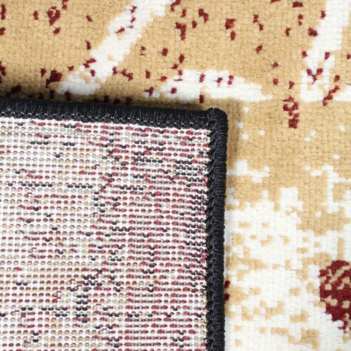 Superior Indoor Area Rug, Jute Backed, Perfect for Entryway, Office, Living/Dining Room, Bedroom, Kitchen, Floor, Modern Floral Patchwork Decor, Pastiche Collection, 7' x 9', Burgundy - Image 4
