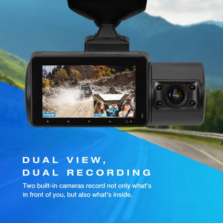 Type S S402 PRO 2-Channel Dash Cam with IR | 4K Front & 2K Cabin View | Optional 1080p Rear Camera | Enhanced Night Vision | Secure Mount | 24-Hr Surveillance | Wi-Fi & App Connectivity - Image 7
