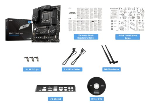 MSI PRO Z790-P WiFi ProSeries Motherboard (Supports 12th/13th/14th Gen Intel Processors, LGA 1700, DDR5, PCIe 5.0, M.2, 2.5Gbps LAN, USB 3.2 Gen2, HDMI/DP, Wi-Fi 6E, Bluetooth 5.3, ATX) - Image 2