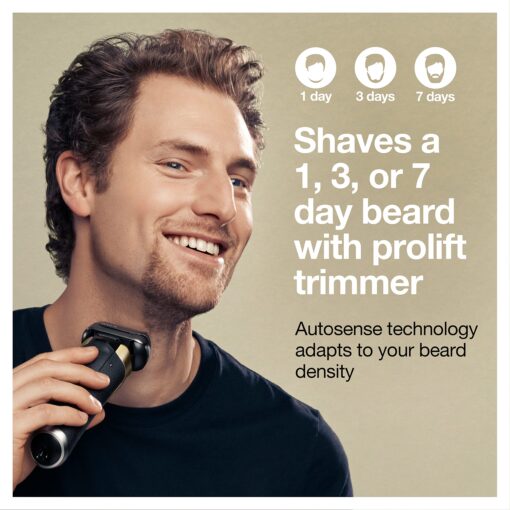 Braun Series 9 Pro 9419s Electric Shaver for Men, Wet & Dry Shave, Shaving Kit with 4+1 Head with ProLift Trimmer - Image 7