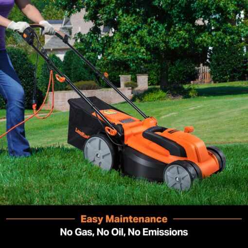 LawnMaster MEB1216K Electric Lawn Mower 16-Inch 12AMP - Image 4