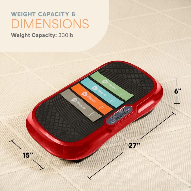 Lifepro Waver Vibration Plate Exercise Machine – High-Intensity Vibration for Muscle Activation, Full-Body Workout Vibrating Platform with Loop Bands, Fitness Equipment for Strength Toning & Fat Loss - Image 5