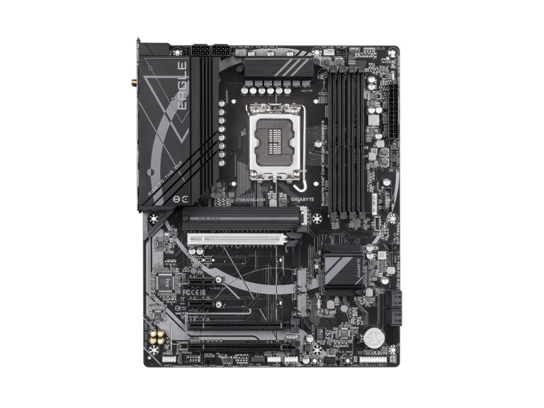 GIGABYTE Z790 Eagle AX LGA 1700 Intel Z790 ATX Motherboard with DDR5, M.2, PCIe 5.0, USB 3.2 Gen2X2 Type-C, Intel Wi-Fi 6E, 2.5GbE LAN, Q-Flash Plus, EZ-Latch - Image 6