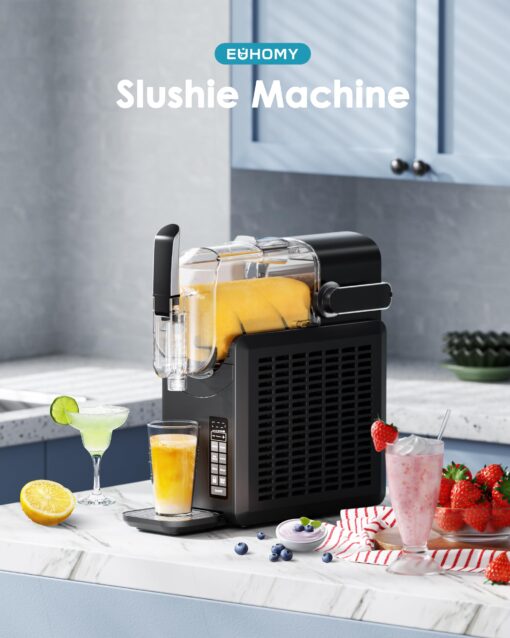 EUHOMY 88oz Slushie Machine, No Ice Needed Slushy Machine for Home, Professional Frozen Drink Maker, Self-Cleaning, 5 Preset Programs, Frozen Margaritas, Frappés, Milkshake. - Image 2
