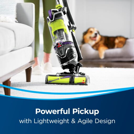 BISSELL 24613 Pet Hair Eraser Turbo Plus Lightweight Vacuum, Tangle-Free Brush Roll, Powerful Pet Hair Pick-up, SmartSeal Allergen System, Specialized Pet Tools, Easy Empty Dirt Tank - Image 6