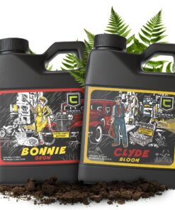 Cronk Nutrients Bonnie & Clyde Autoflower Nutrients Bloom and Grow – Yield Increasing Autoflower Plants Nutrient Kit – Easy to Use Plant Food – Optimal Formula for Optimal Results, 4L