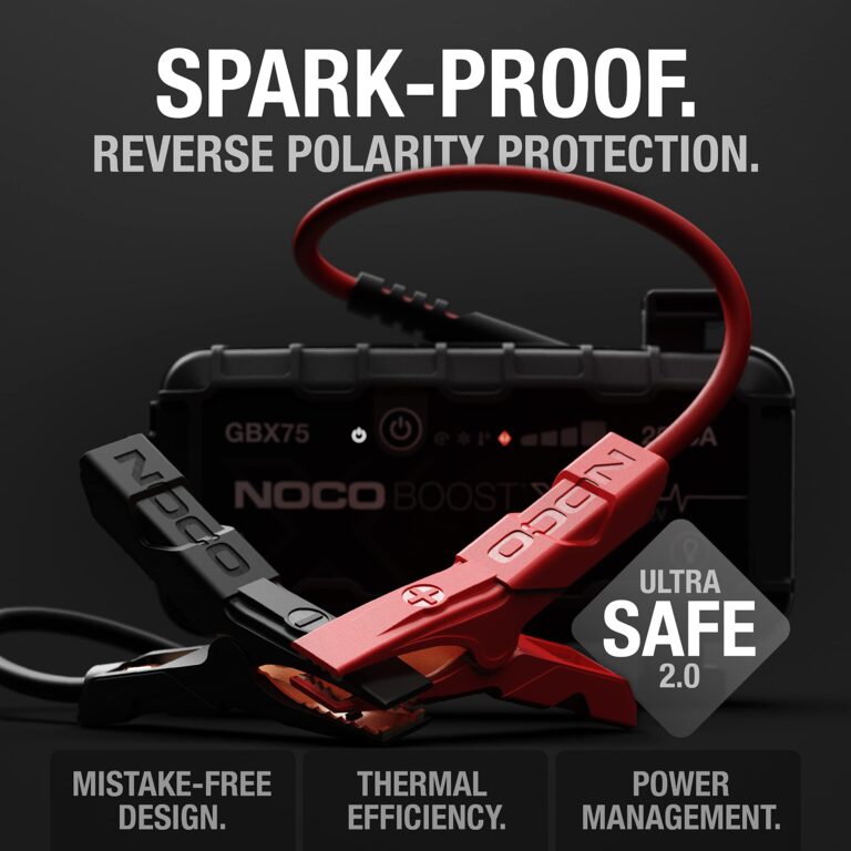 NOCO Boost X GBX75 2500A 12V UltraSafe Portable Lithium Jump Starter, Car Battery Booster Pack, USB-C Powerbank Charger, and Jumper Cables for up to 8.5-Liter Gas and 6.5-Liter Diesel Engines - Image 5